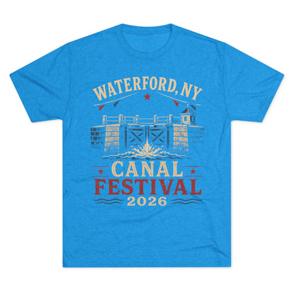 Canal Festival T‑Shirt — Waterford NY 2026 Vintage Canal Lock Tee