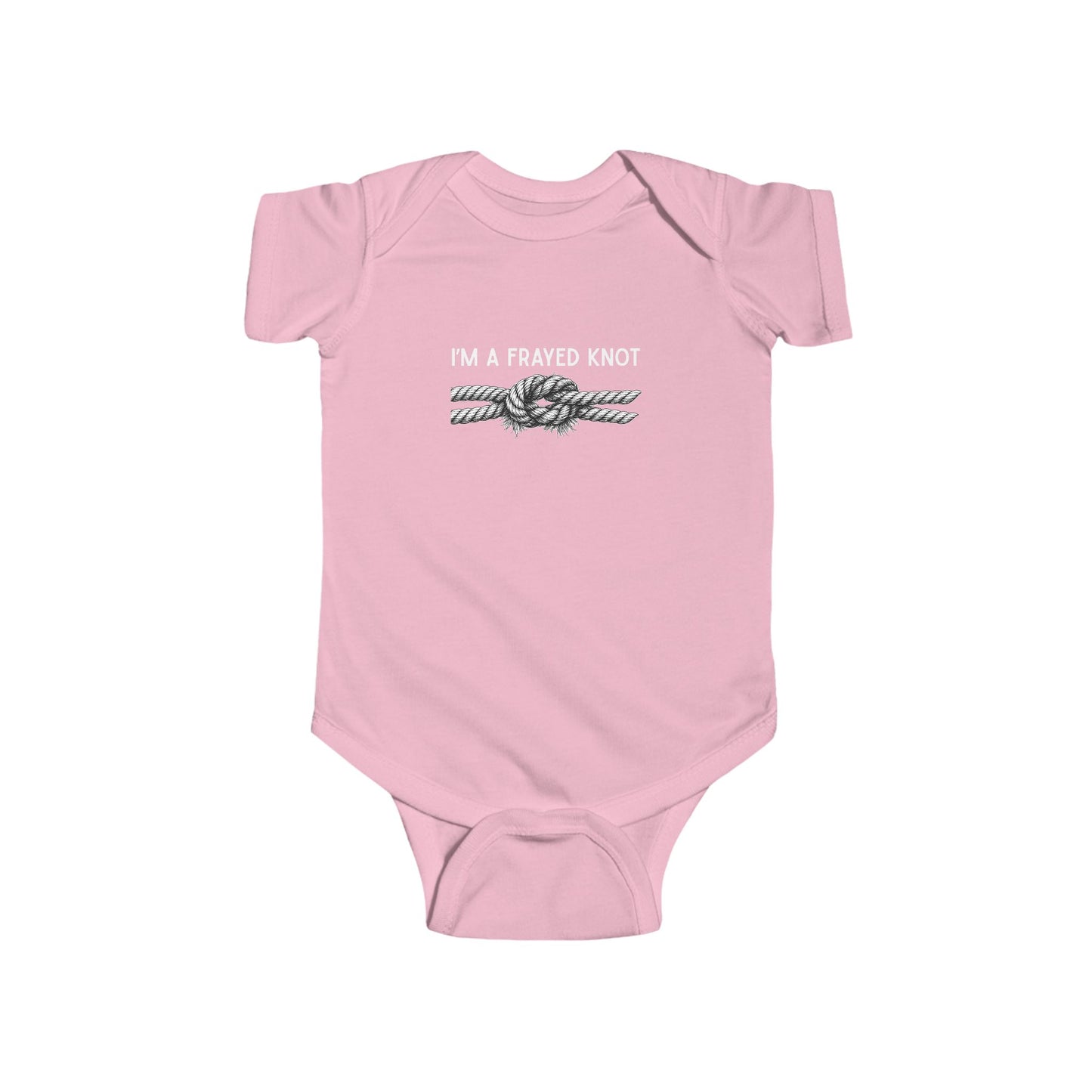 "I'm A Frayed Knot" Graphic Onesie