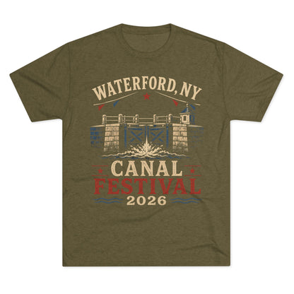 Canal Festival T‑Shirt — Waterford NY 2026 Vintage Canal Lock Tee