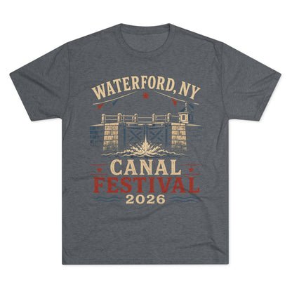 Canal Festival T‑Shirt — Waterford NY 2026 Vintage Canal Lock Tee